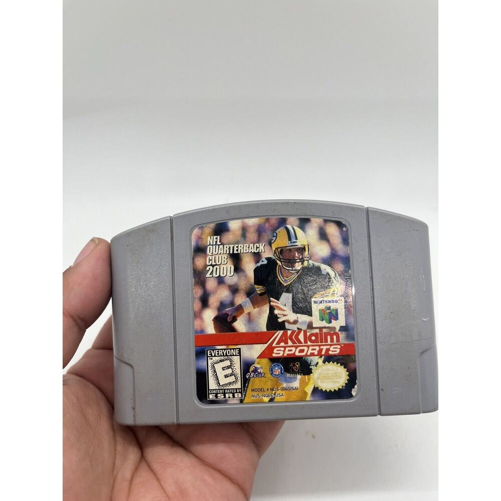 NFL Quarterback Club 2000 Nintendo 64 N64 Authentic Cart Only